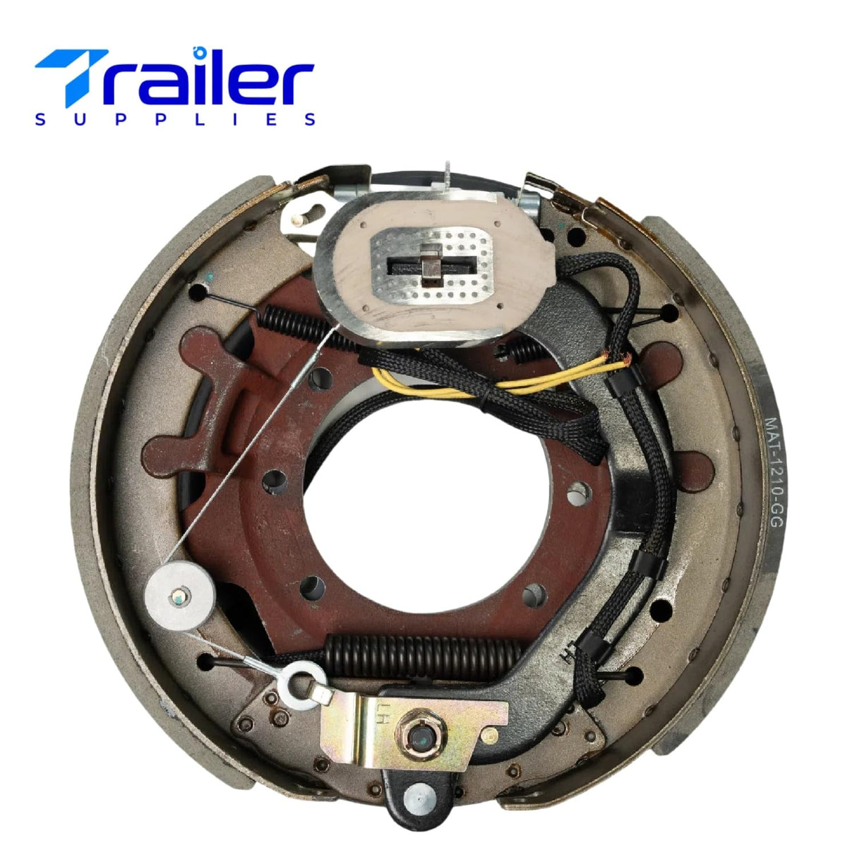 12.25"x3.375" Electric Brake Kit,Self-Adjusting, Fits 9K–10K Axles-Trailer Supplies