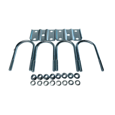 Heavy-Duty Trailer U-Bolt Kit for 5,200–7,000 lb 3" Axles 1/2"-20 thread
