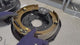 3,500 lb Axles 10" x 2-1/4" Manual Electric Trailer Brake Assembly,4-Bolt Mount-Trailer Supplies
