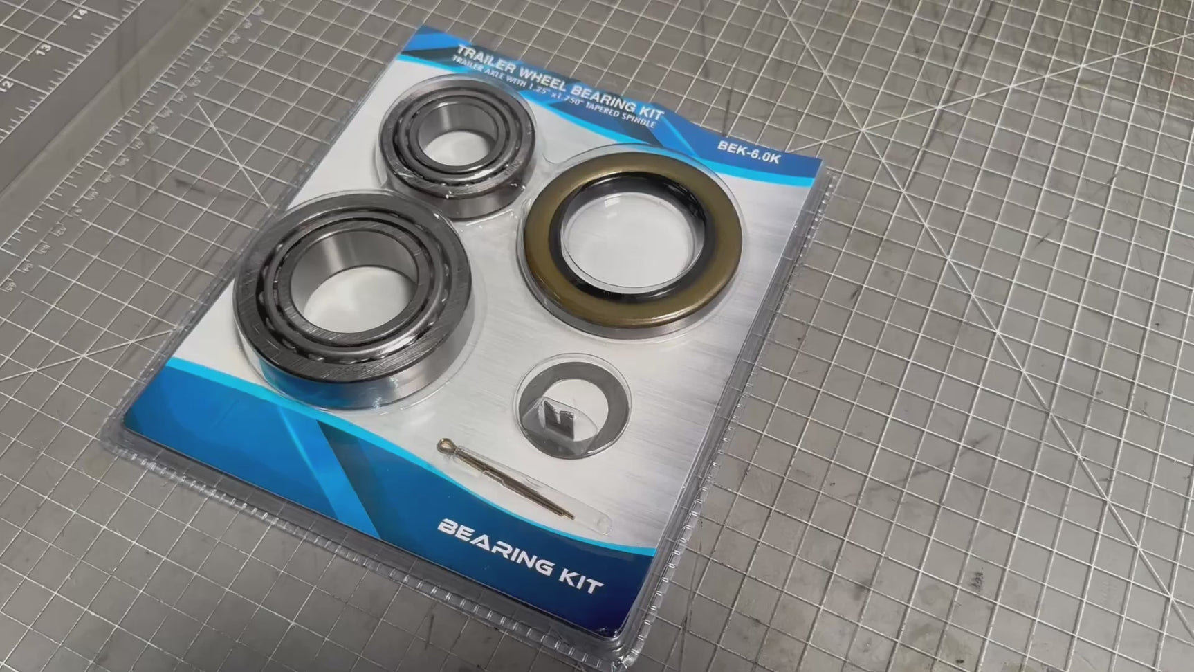 2 Sets Trailer Bearing Kit for 5,200–6,000 lb Axles