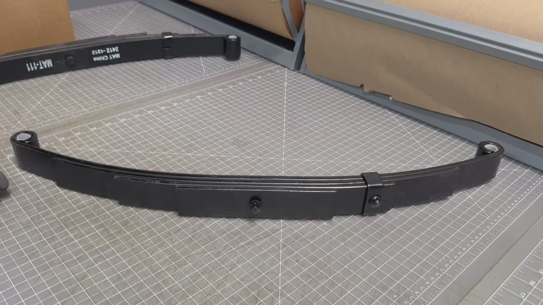 3,500 lb Axles 25.25" 4-Leaf Double Eye Trailer Springs 1-3/4" Wide